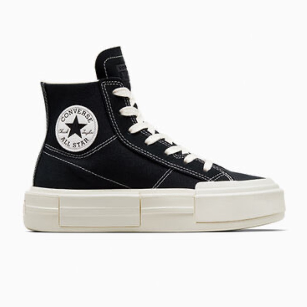 Chuck Taylor All Star Cruise 70 Black Platform Converse Rare!